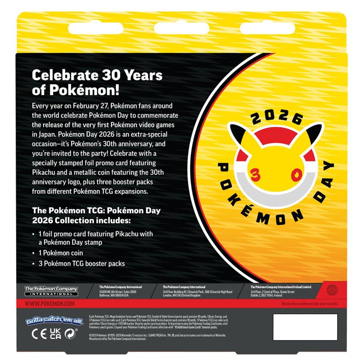 Pokémon - Trading Card Game: Pokemon Day 2026 Collection