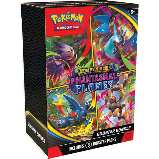 Pokémon TCG: Mega Evolution - Phantasmal Flames - Booster Bundle (Pre Orden)