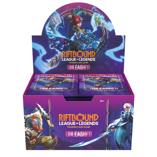 RIFTBOUND: LEAGUE OF LEGENDS TCG UNLEASHED BOOSTER DISPLAY