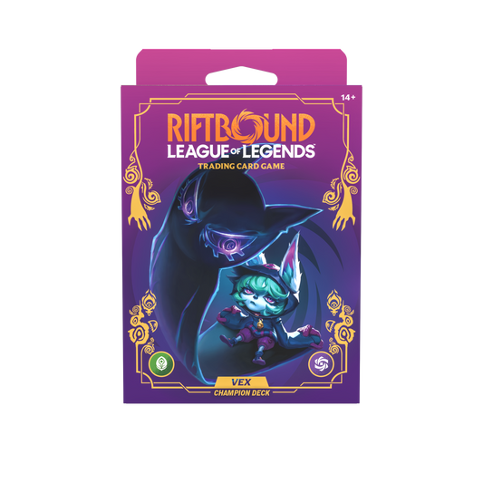 RIFTBOUND: LEAGUE OF LEGENDS TCG UNLEASHED CHAMPION DECK - VEX