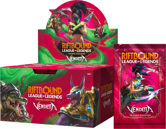 RIFTBOUND: LEAGUE OF LEGENDS TCG VENDETTA BOOSTER DISPLAY