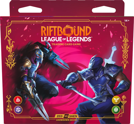 RIFTBOUND: LEAGUE OF LEGENDS TCG VENDETTA ZED VS SHEN