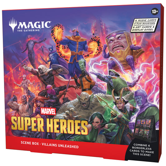 MTG MARVEL SUPER HEROES SCENE BOX- VILLAINS UNLEASHED
