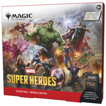 MTG MARVEL SUPER HEROES SCENE BOX- HEROES UNITED