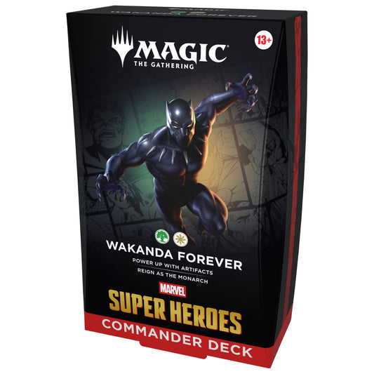 WAKANDA FOREVER- MTG MARVEL SUPER HEROES COMMANDER DECK