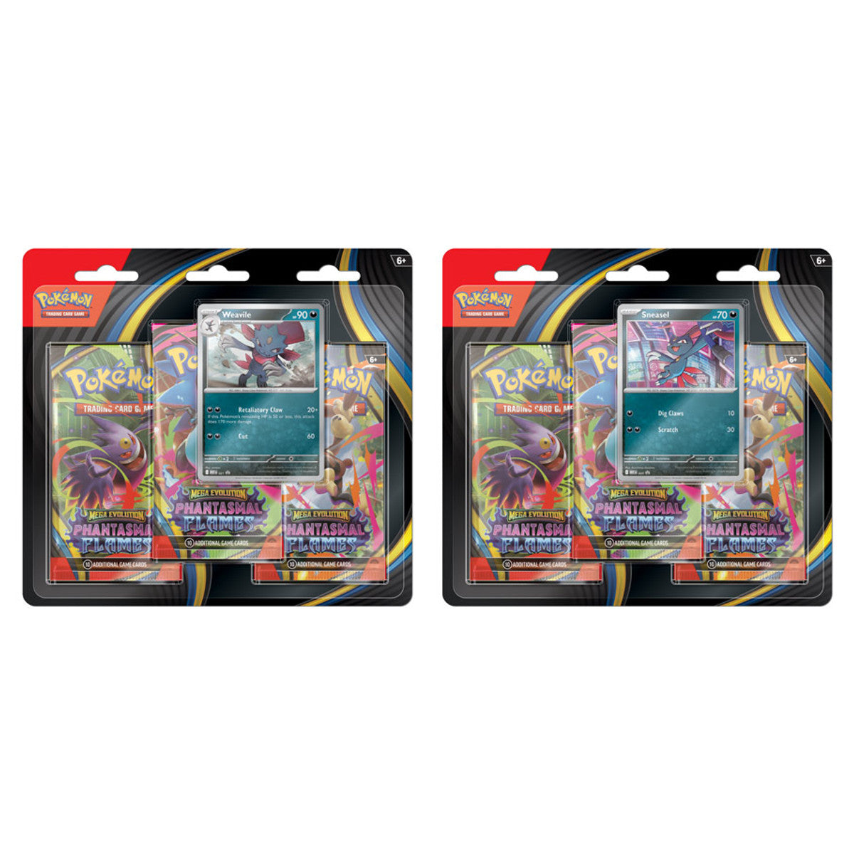 Pokémon TCG: Mega Evolution 2: Phantasmal Flames: 3-Booster Blister Carton (Pre Orden)