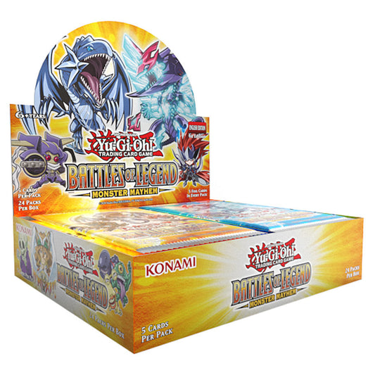 Yu-Gi-Oh!: Battles of Legend: Monster Mayhem Booster Display