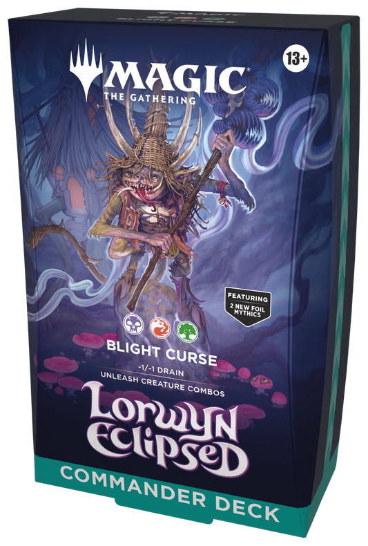 MAGIC THE GATHERING: ECL LORWYN ECLIPSED COMMANDER (BLIGHT CURSE)