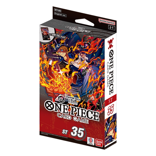 STARTER DECK -RED BLACK Sabo- [ST-35]