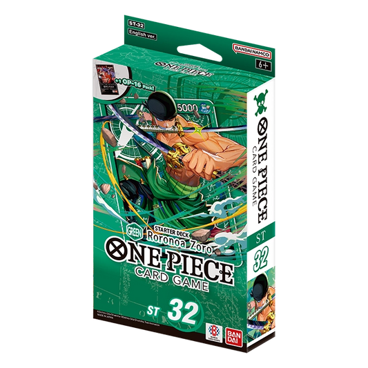STARTER DECK - GREEN Roronoa Zoro- [ST-32]