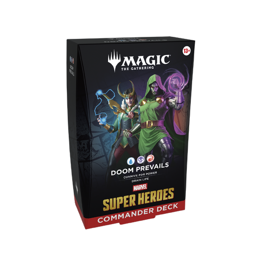 DOOM PREVAILS- MTG MARVEL SUPER HEROES COMMANDER DECK