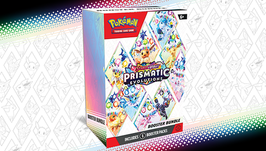 Pokémon TCG: Scarlet & Violet-Prismatic Evolutions Booster Bundle (6 Packs)
